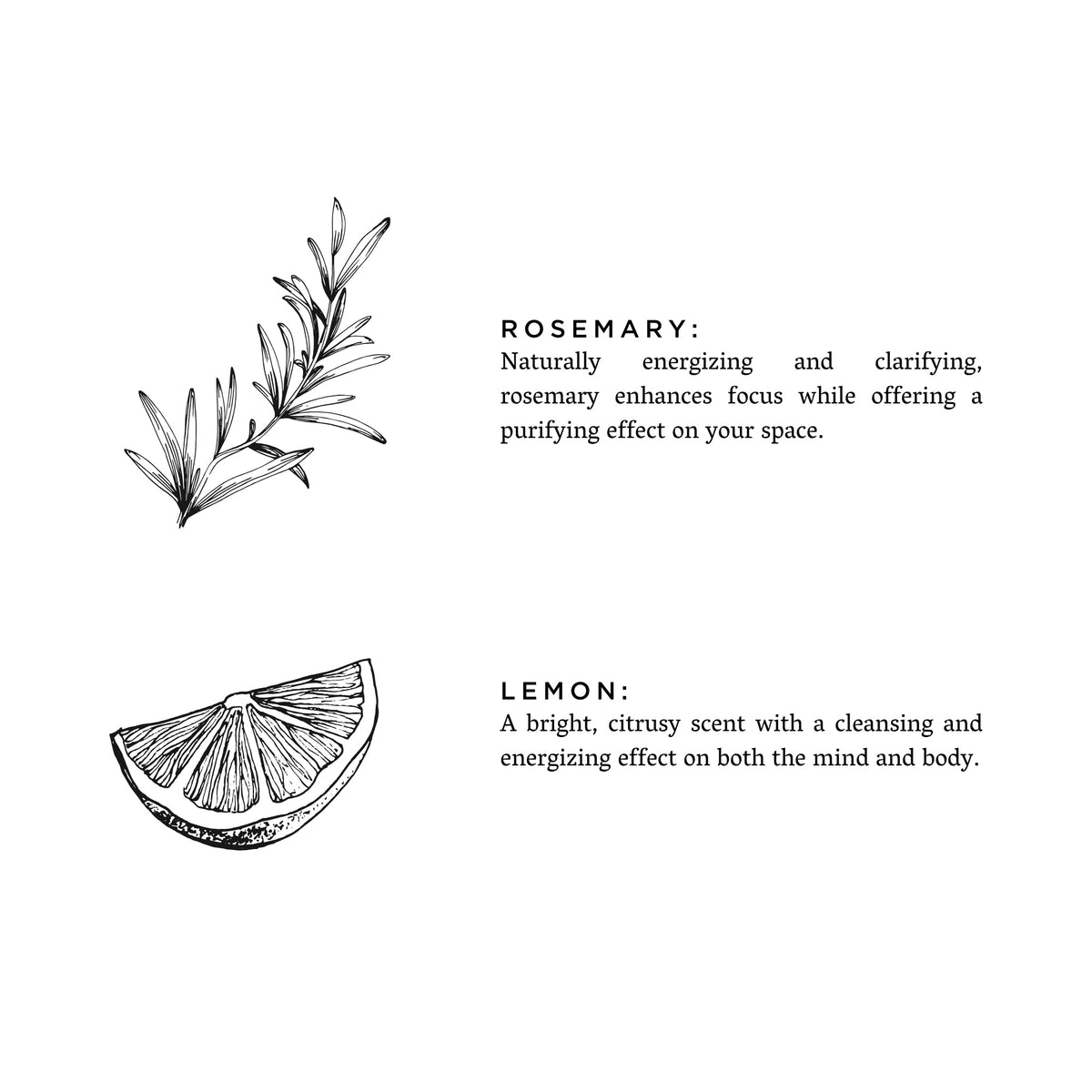 Linen Spray - Rosemary + Lemon