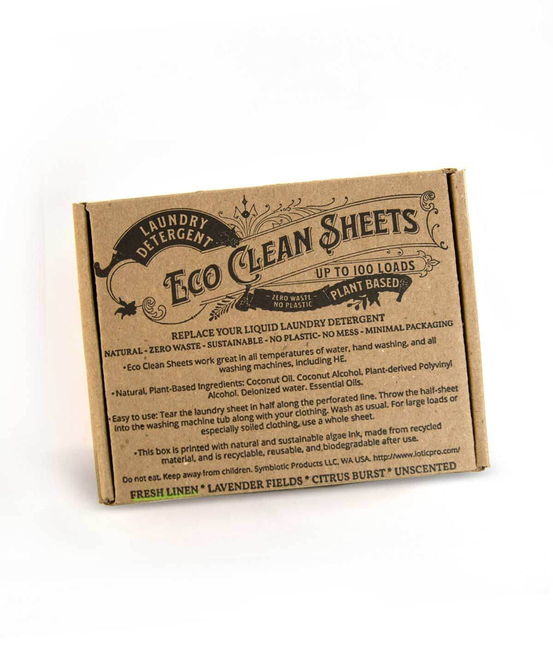 Eco Clean Laundry Detergent Sheets – Fresh Linen (50-100 Loads)