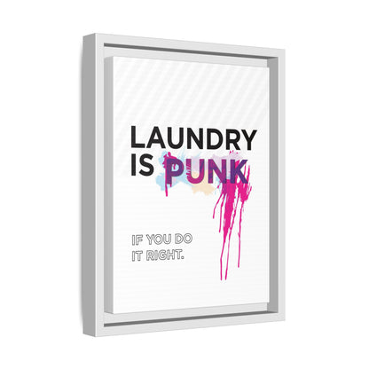 Laundry is PUNK – Bold Canvas Wall Art