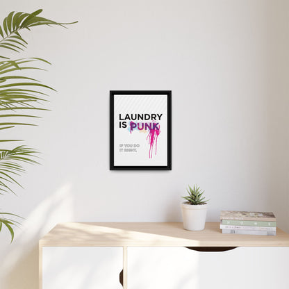 Laundry is PUNK – Bold Canvas Wall Art