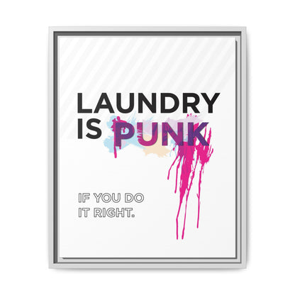 Laundry is PUNK – Bold Canvas Wall Art