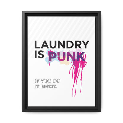 Laundry is PUNK – Bold Canvas Wall Art