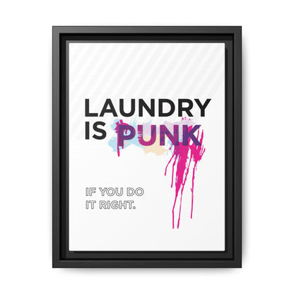 Laundry is PUNK – Bold Canvas Wall Art