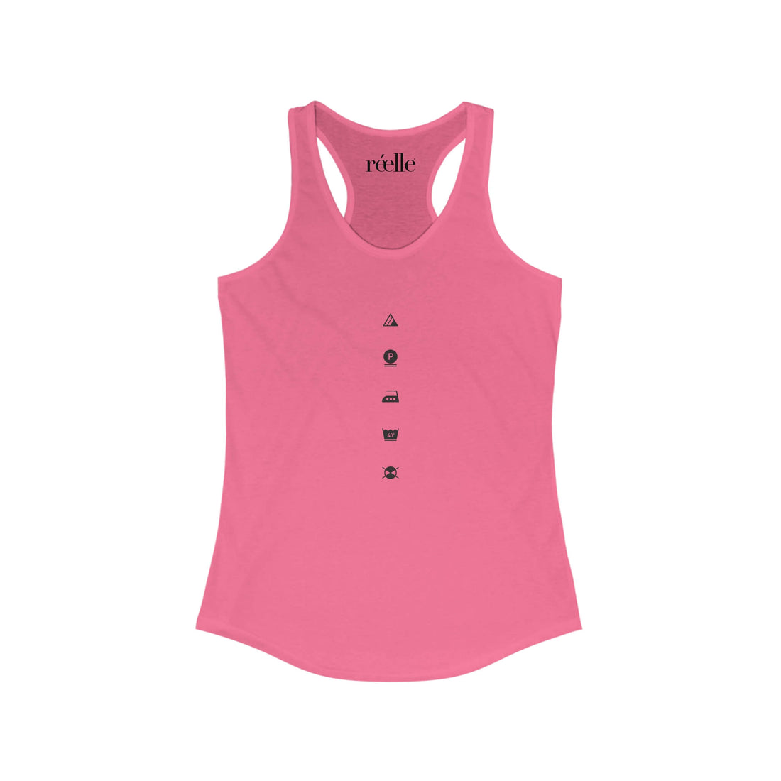 Haute Laundry &quot;Fabric Symbol Line-up&quot; Tank top by réelle - hot pink