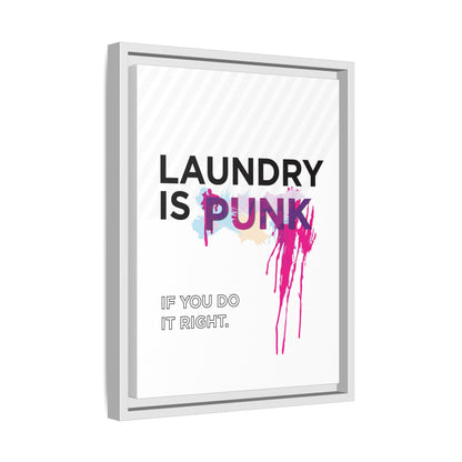 Laundry is PUNK – Bold Canvas Wall Art