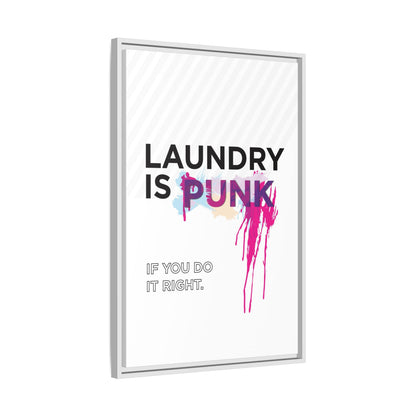 Laundry is PUNK – Bold Canvas Wall Art