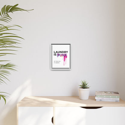 Laundry is PUNK – Bold Canvas Wall Art