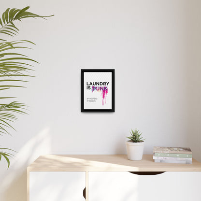 Laundry is PUNK – Bold Canvas Wall Art