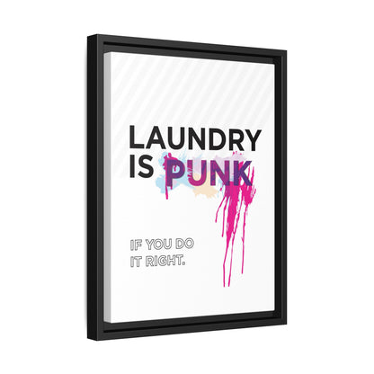 Laundry is PUNK – Bold Canvas Wall Art