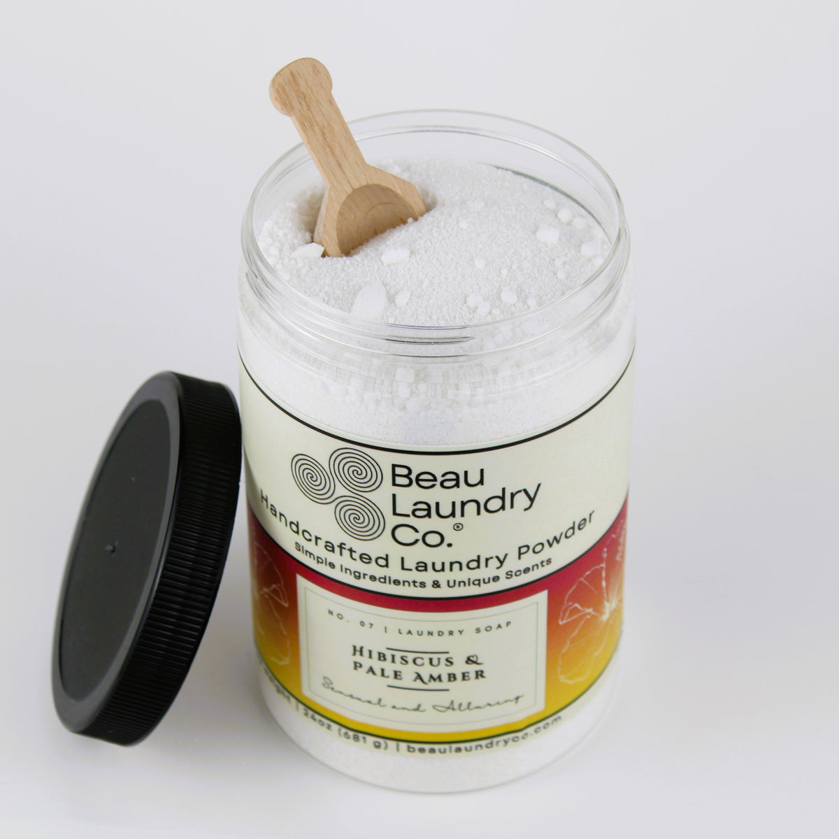 Hibiscus &amp; Pale Amber Scented Laundry Soap