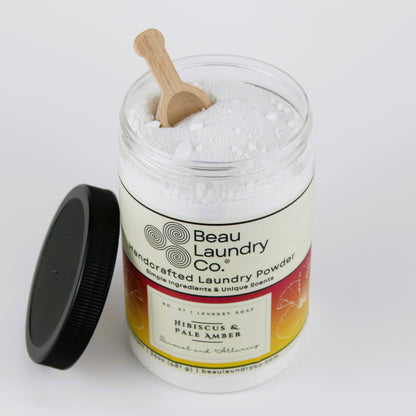 Hibiscus &amp; Pale Amber Scented Laundry Soap