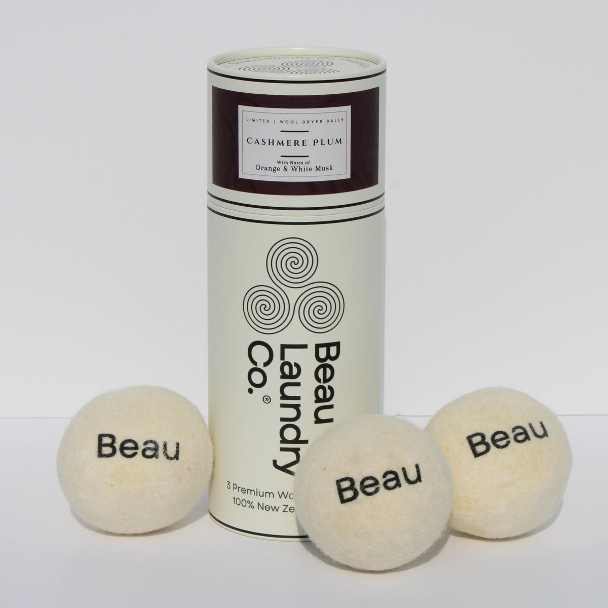 Cashmere Plum Scented &amp; Softening Wool Dryer Balls