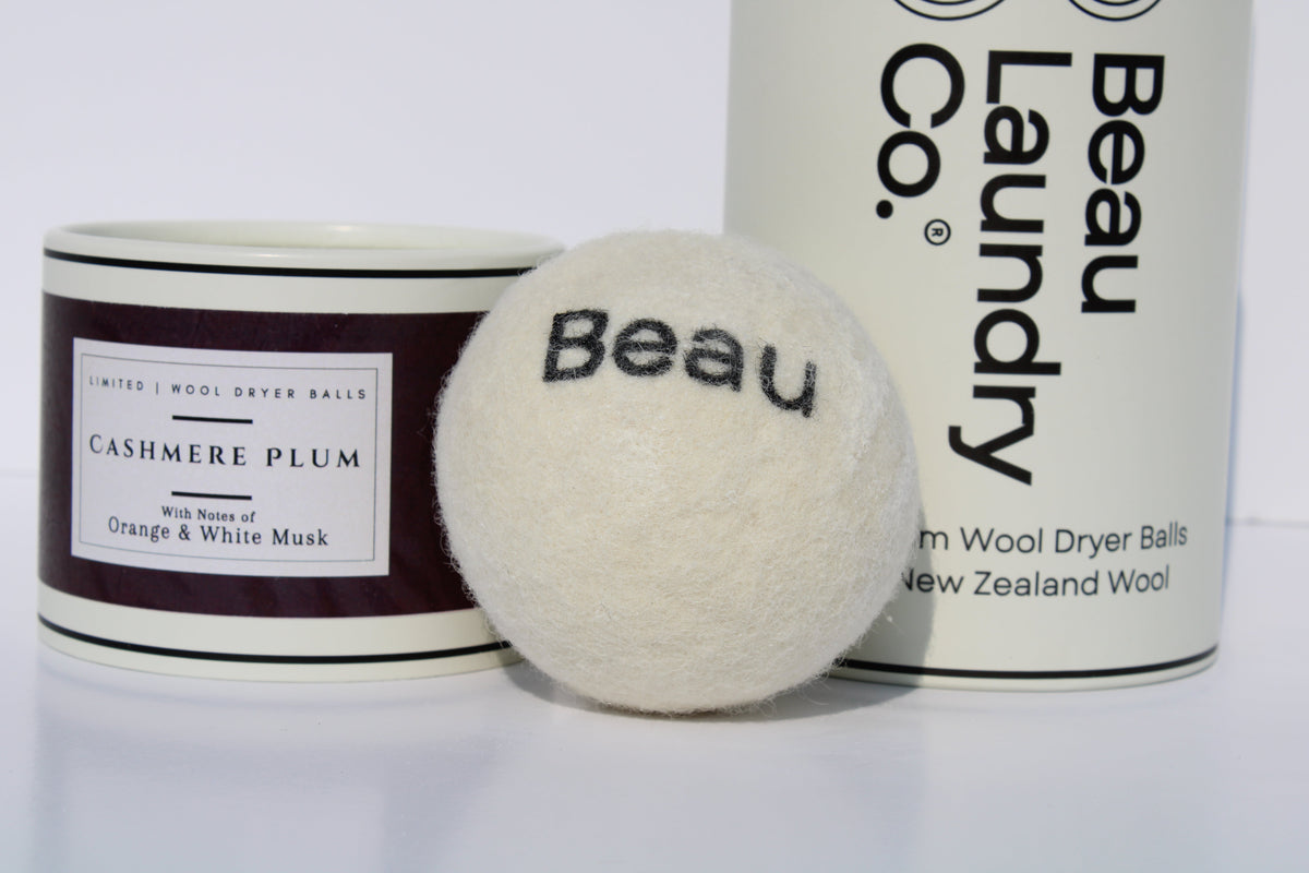 Cashmere Plum Scented &amp; Softening Wool Dryer Balls
