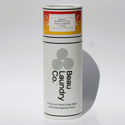 Hibiscus &amp; Pale Amber Scented &amp; Softening Dryer Balls