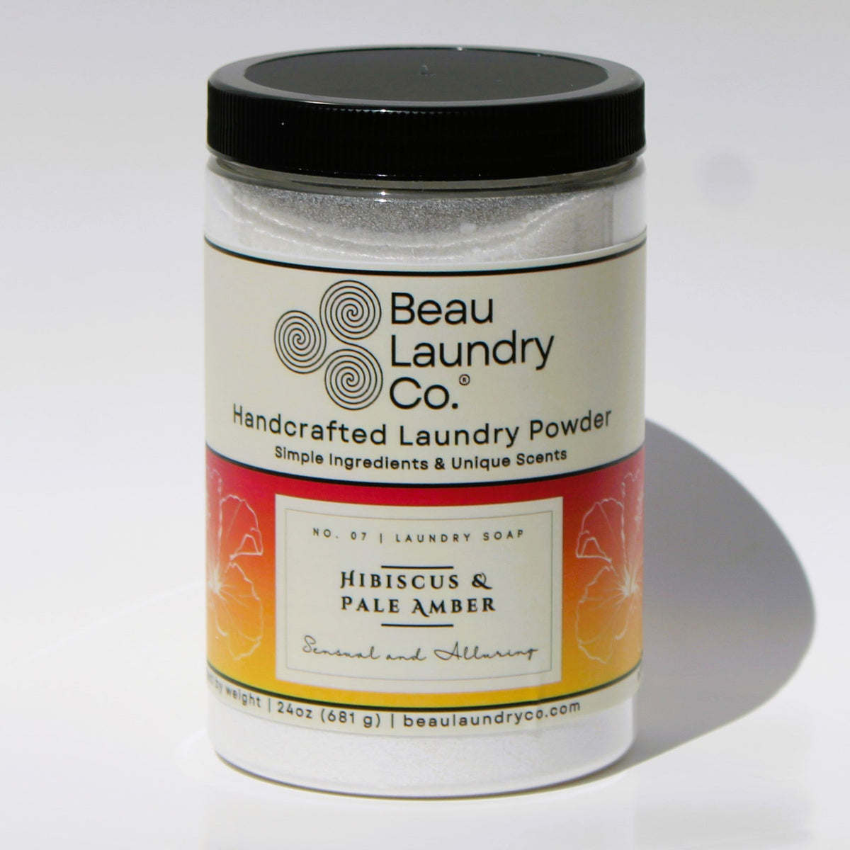 Hibiscus &amp; Pale Amber Scented Laundry Soap