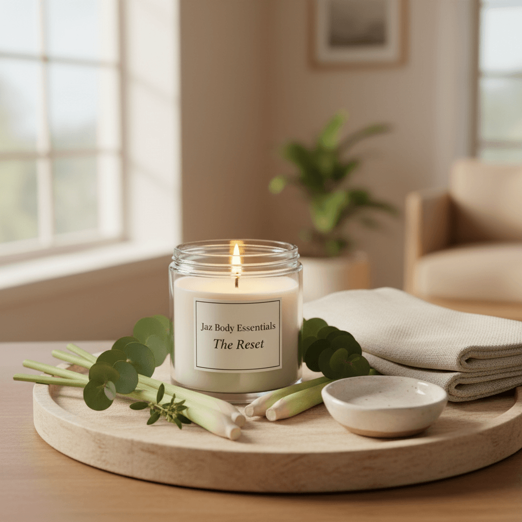 The Reset Candle — Lemongrass &amp; Eucalyptus